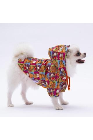 Pettrend Garfield Köpek Mont Köpek Kıyafeti Köpek Yağmurluğu