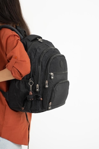 Ultra Hafif Orta Boy Sırt Çantası Unisex Siyah Model: 571-3c - Siyah