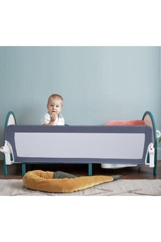 Guimo 150cm Yatak Bariyeri Katlanır Baza Korkuluğu Gri Foldable Bed Rail Guard Bed Rail For Baby