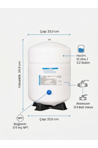 8 Litre 2,2 Galon Pae Tank
