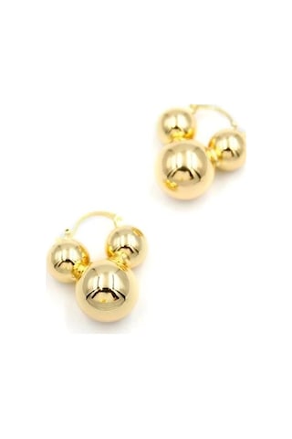 Mcky Küpe - Altın Çok Renkli