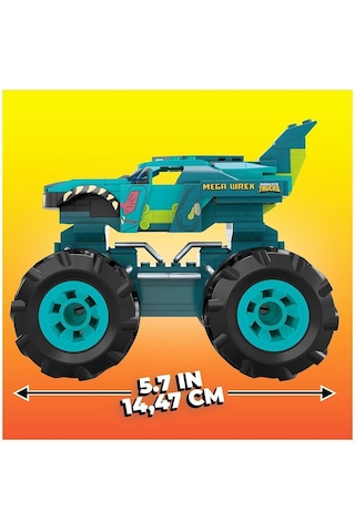Hdj95 Mega. Hot Wheels Wrex Monster Truck. 187 Parça. 5 Yaş