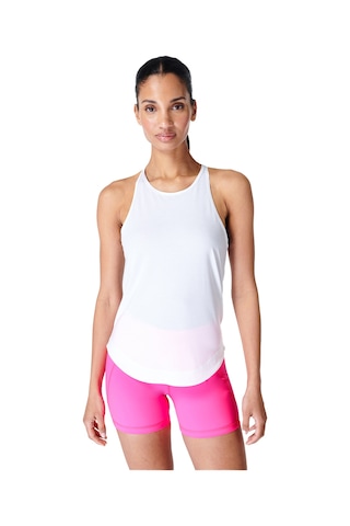 Sweaty Betty Breathe Easy Run Kadın Tank Top Beyaz