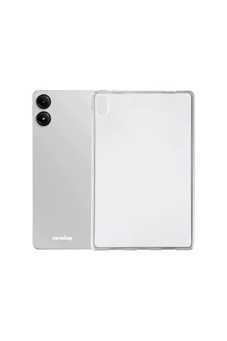 Poco Pad / Redmi Pad Pro 12.1 Kılıf Şeffaf Dayanıklı Silikon Kılıf + Ekran Koruyucu Set