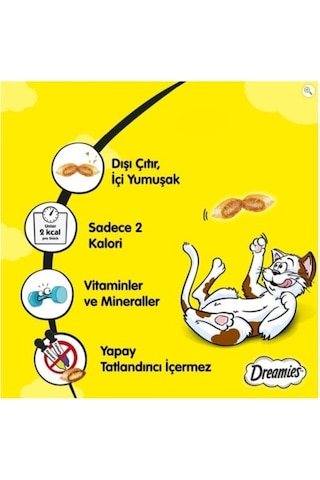Dreamies Kedi Ödül Maması Karışık 60 Gr X 24 Adet
