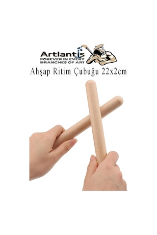 Ahşap Ritim Çubuğu 6 Adet 3 Çift Okul Öncesi Eğitici Anaokulu Ritim Tokmağı Çubukları Çocuk Etkinlik Perkusyon Müzik Aleti