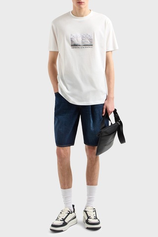 Armani Exchange Erkek T Shirt Xm000555 Af10358 U0009 Beyaz Beyaz