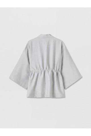 Lc Waikiki Gri Şal Yaka Kadın Kimono