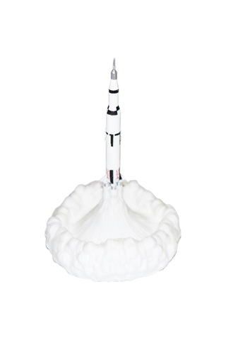 3d Baskı Roket Masa Lambası Komidin Lambası Sıcak Led Beyaz L6165-4 Beyaz