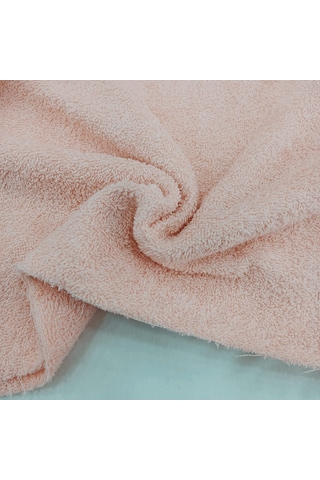 Pamuklu Havlu Kumaş Açık Pembe Pembe
