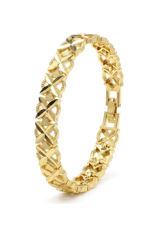 Moncuk Design Clovera 24k Gold Kaplama 8 Mm Kadın Bileklik 3351kbv5d2 Sarı