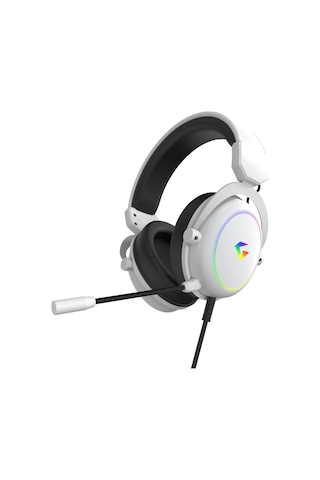 Gameagle Auralis 7.1 Rgb Kablolu Mikrofonlu Profesyonel Oyuncu Kulaklığı Beyaz