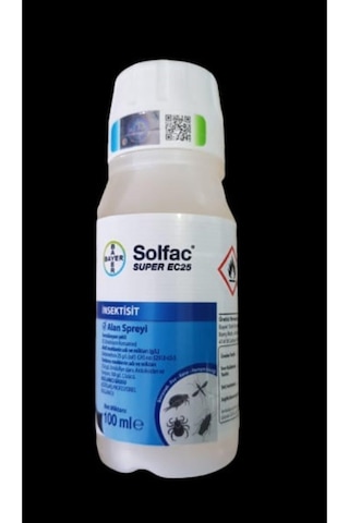 Bayer Solfac Super Ec25 Kene Pire Sivrisinek Öldürücü Ilaç