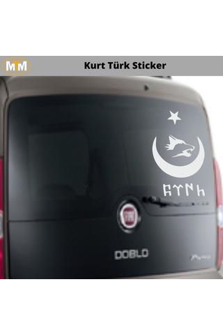Kurt Türk Oto Sticker 15 Cm