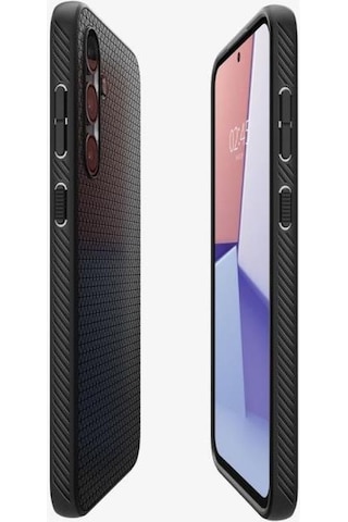 Spigen Galaxy S23 Fe İle Uyumlu Kılıf Liquid Air Matte Black Siyah