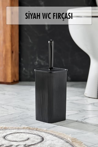 Wc Fırçası & Tuvalet Fırçası Siyah 2 Parça Siyah