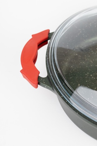 Masterchef Aluminyum Döküm K.yarık Tencere 28 Cm Yeşil