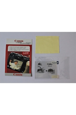 Canon 3.5" Ekranlar için LCD Ekran Koruyucu