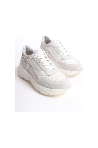 Mubiano Hakiki Deri Collection Kadın Spor Ayakkabı & Sneaker Bej -mcrgn6051-bj Bej