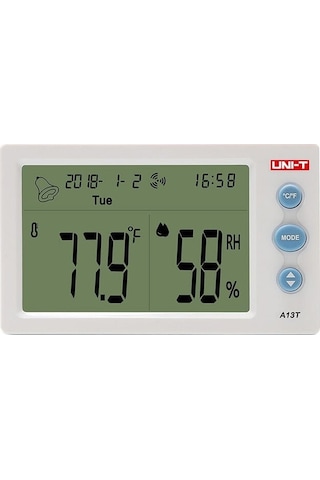 Uni-T A13T  Dijital Saatli Sıcaklık Ve Nem Ölçer