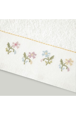 Linens Isola Pamuk 50x85 Cm Yüz Havlusu Beyaz 450 G/m²