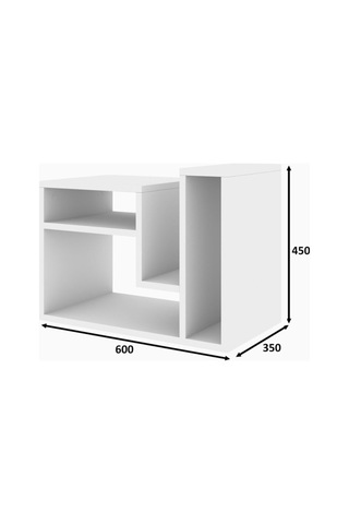 Decormet Abies Sehpa Safir Meşe Safir Meşe