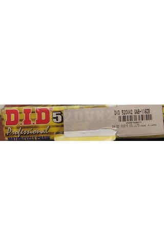 D.I.D 520Vx2 G&B -118Zb Oringli Zincir Japon