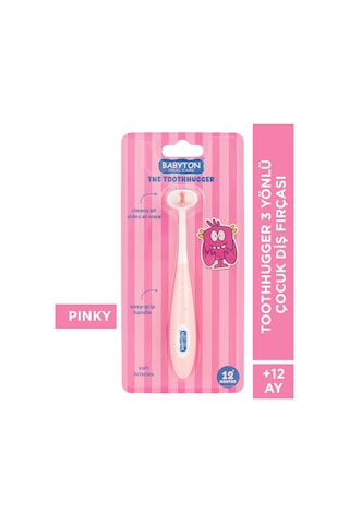 Toothhugger 3 Yönlü Çocuk Diş Fırçası Pinky