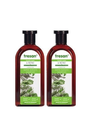 Tresan 6 Bitki Kepek Karşıtı Bakım Şampuanı 2 x 300 ML