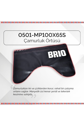 Brio Çamurluk Örtüsü Mıknatıslı 100x65 Cm Siyah