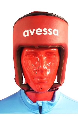 Avessa Açık Boks Kaskı Kırmızı