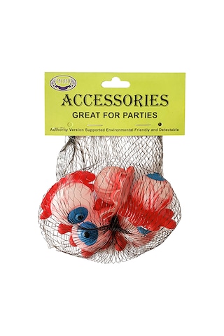 Neevoyu Halloween Korku Dekorasyonu - Mavi Gözler 5'li Paket, Gerçekçi Görünüm, Prank Ve Parti İçin Vinyl Dekor