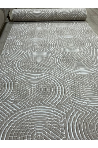 Arbese Vizon Kaymaz Tabanlı Kesme Yolluk Kabartmalı Koridor Mutfak Salon Halısı