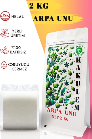 Kakulem Ata Tohum Katkısız Arpa Unu 2 Kg