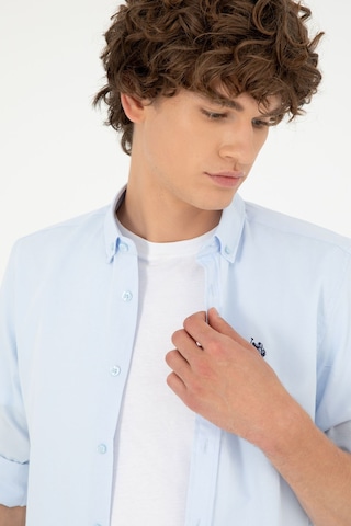 U.s. Polo Assn. Erkek Açık Mavi Gömlek Basic 50288629-vr003 Mavi