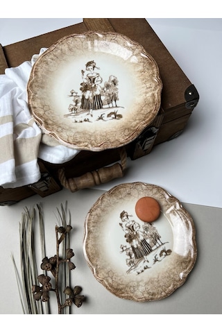 Porser Fulya Ella Pasta Takımı 22cm 6 Kişilik 6 Parça Fly6ptprs10 Çok Renkli