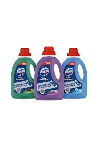 Domestos Çam + Okyanus + Bahar Çiçekleri Yüzey Temizleyici 3 x 1500 ML