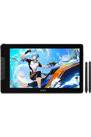 Veikk VK1600 16384 Levels 5080 Lpı 15.6" FHD IPS Grafik Tablet + 2 Kalem