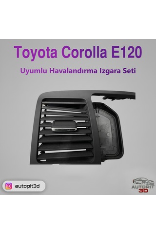 Toyota Corolla E120 Uyumlu Havalandırma Izgara Seti