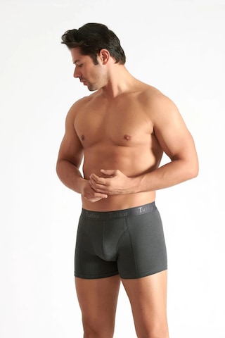 Hepsine Rakip 5 Li Tutku Pamuklu Likralı Elastan Erkek Boxer 0114 Füme