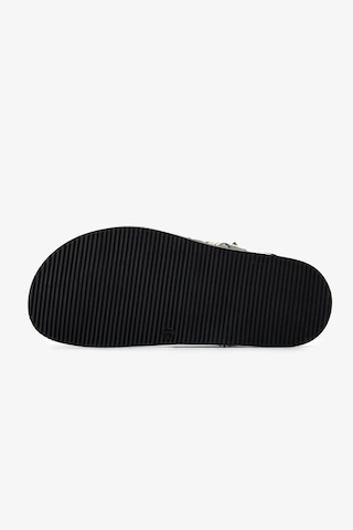 Valmenti Kadın Deri & Tekstil Siyah Deri Düz Sandalet 1141 505 Bn Sndlt Y26 Black Leather
