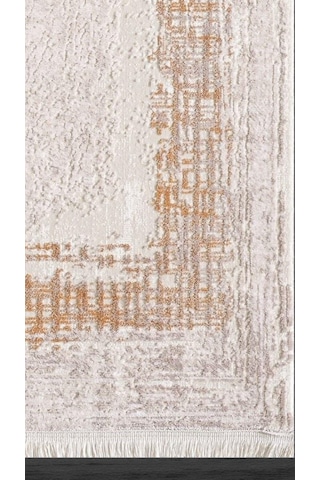 By Özer Halı Vizon Renk Terra Bordürlü Modern Artemis Halı Gotik 02242e Salon Halısı Çok Renkli