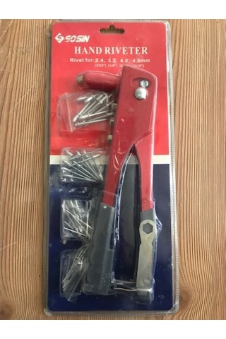 Sosin Perçin Tabancası 240Mm Yedek Perçinli Perçim Tabanca