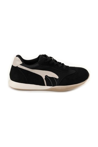 Papuçcity Dvmd 5300 Kadın Sneakers Spor Ayakkabı Siyah - Bej