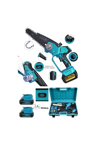 Staxx SDR1000 21 V Çift Akülü Yağlamalı Şarjlı El Testeresi Budama