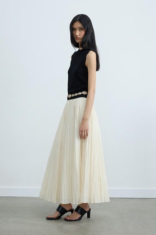 Suud Collection Siyah Lea Triko Bluz