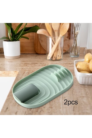 Suntek 2x Tencere Tava Kapakları Tutucu Aksesuarları Pişirme