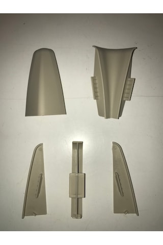 Laminat Parke Süpürgelik Köşe Bağlantı Aparatı 8 CM Gri Renk
