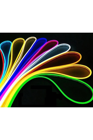 Cata 15mt 12v Yeşil Mavi Kırmızı Neon Led Hortum 3'lü Paket