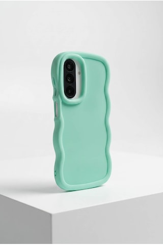Samsung Galaxy A26 5g Uyumlu Dalgalı Tasarım Kamera Korumalı Mat Silikon Kılıf-54159